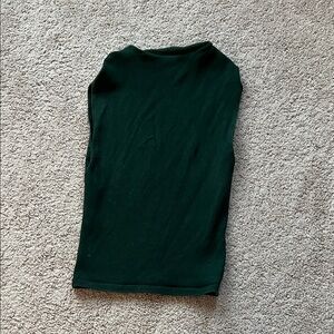 Zara Dark Green Sleeveless Tank Top